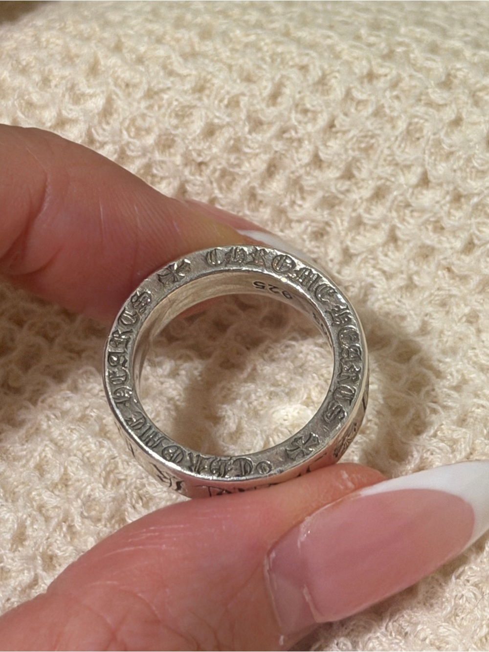 Chrome Hearts F**K YOU Ring - Picture 3 of 5